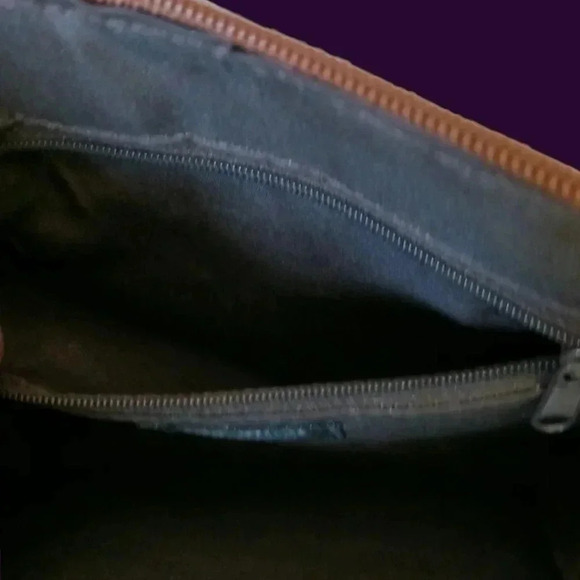 Nine west unique crossbody bag brown color - Picture 6 of 13